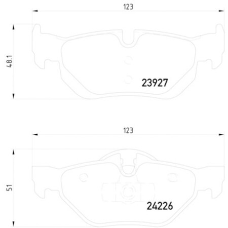 Pagid Brakes Disc Brake Pad, 355011301 355011301
